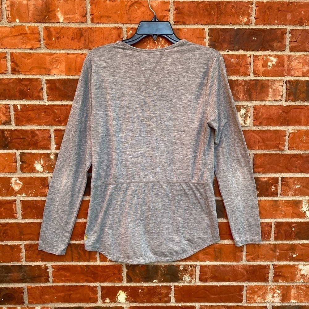 Lucy Womens Medium Heathered Gray Basic Base Laye… - image 3